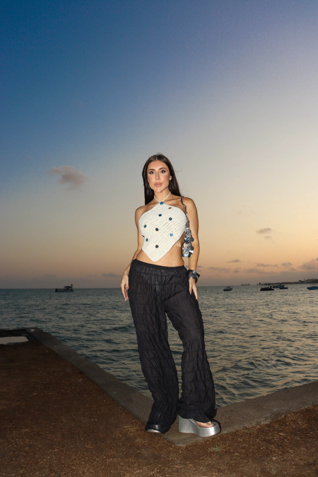 Top Cropped Brisa Estelar