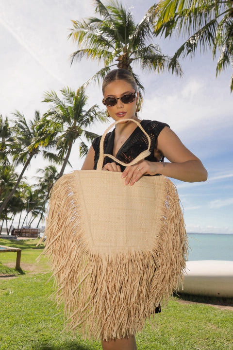 Bolsa Tote Franja Sahara
