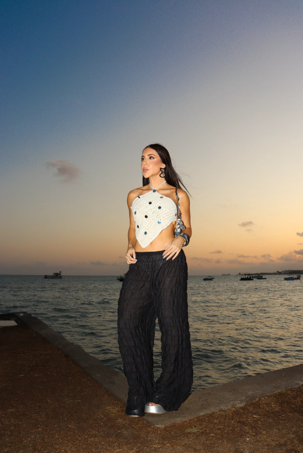 Top Cropped Brisa Estelar
