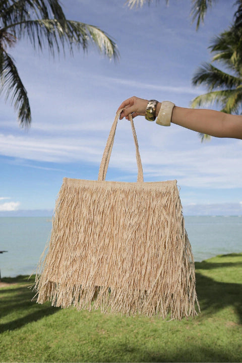 Bolsa Tote Ráfia Búzios