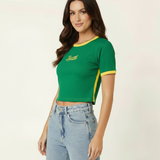 Verde com detalhes amarelo